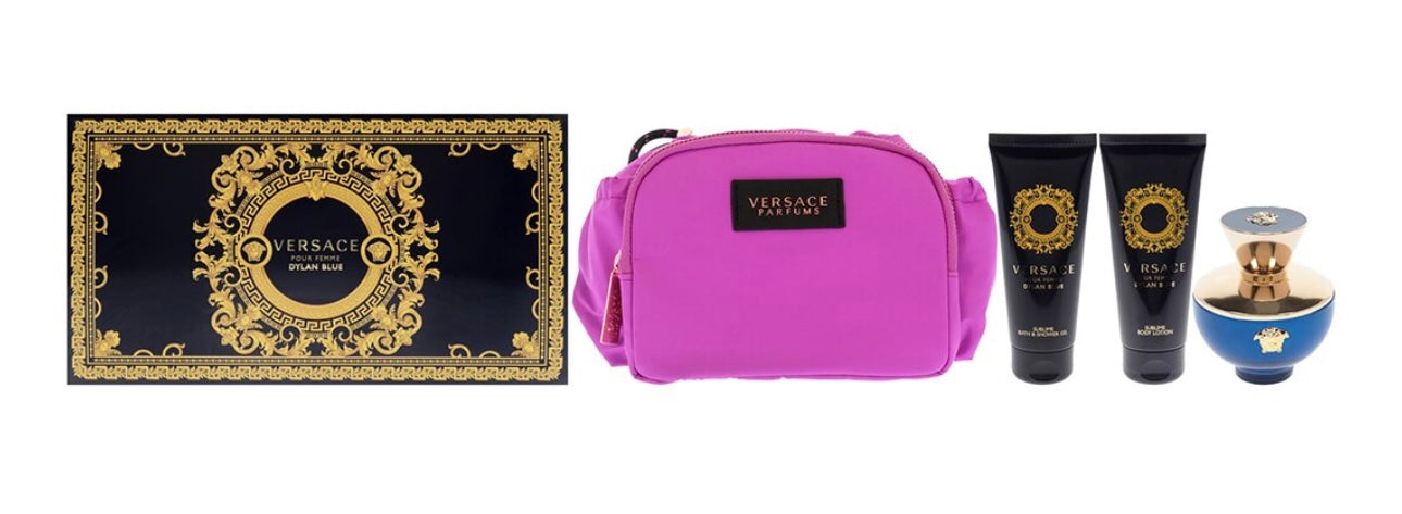 Versace- Dylan Blue- 4 Pieces Gift Set- EdP