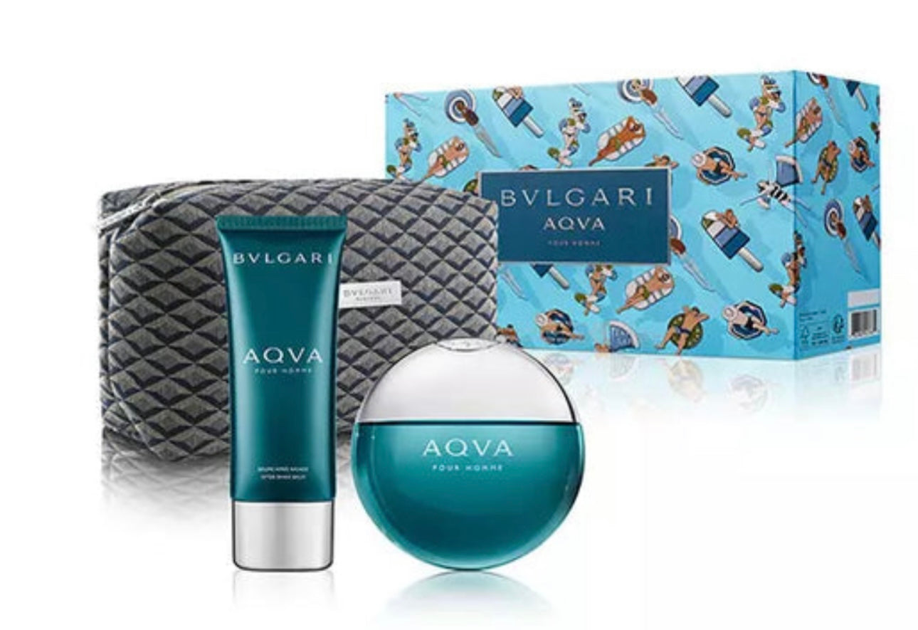 Bvulgari-AQVA Pour Homme EdT 3pcs Set