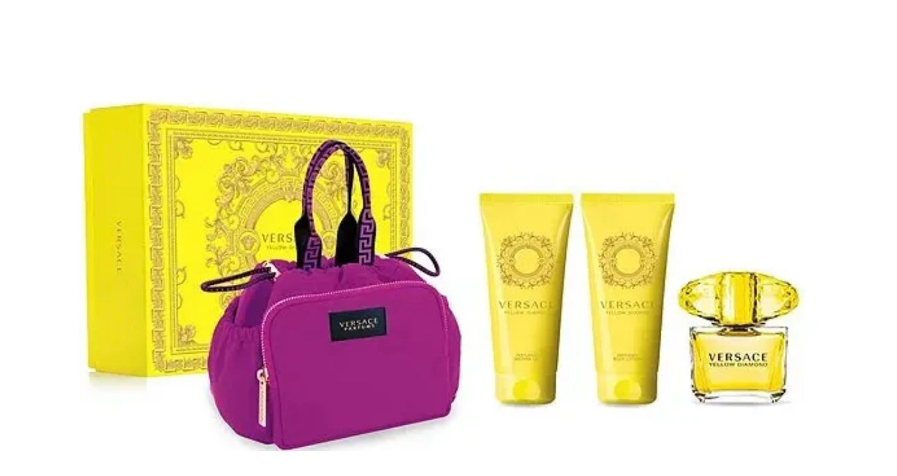 Versace- Yellow Diamond 4pc Gift Set-EdT