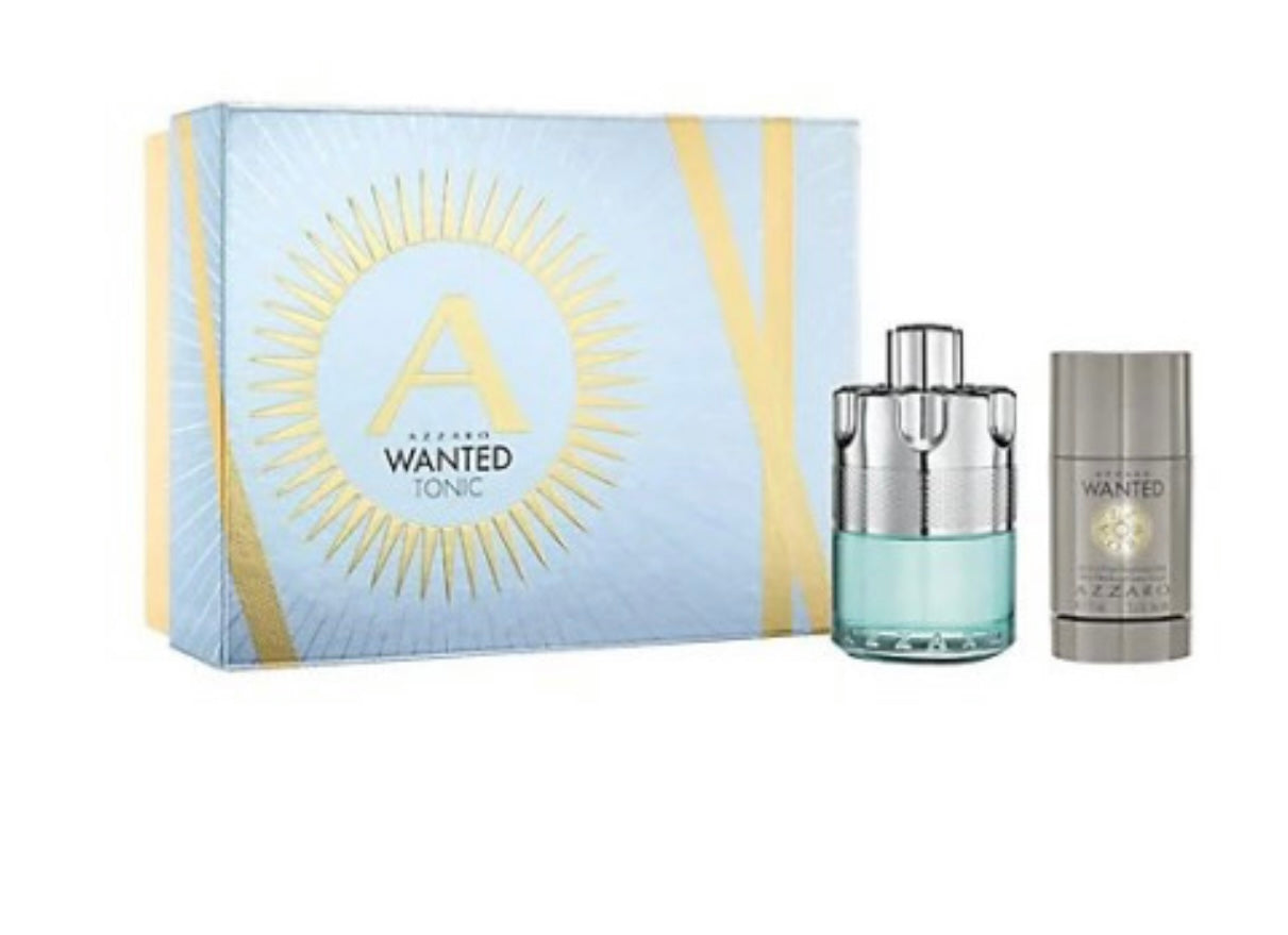 Azzaro-Wanted Tonic EDT Gift Set For Him 2pcs