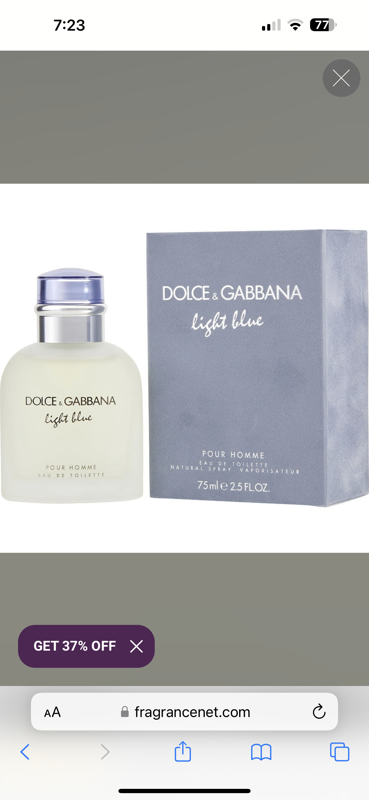 D&G- Light Blue- Pour Homme-EdT