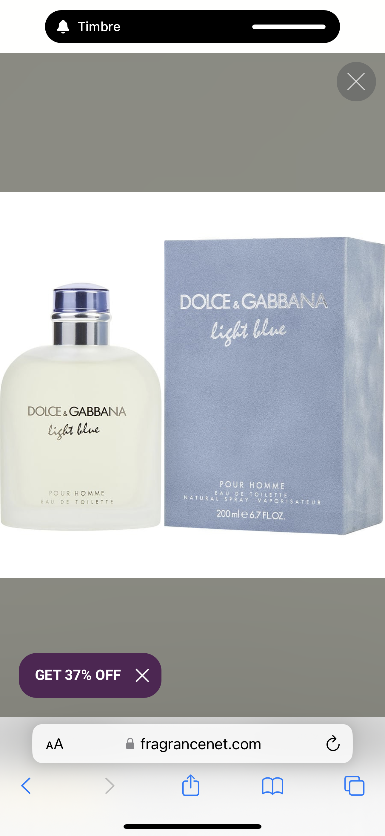 D&G- Light Blue- Pour Homme-EdT