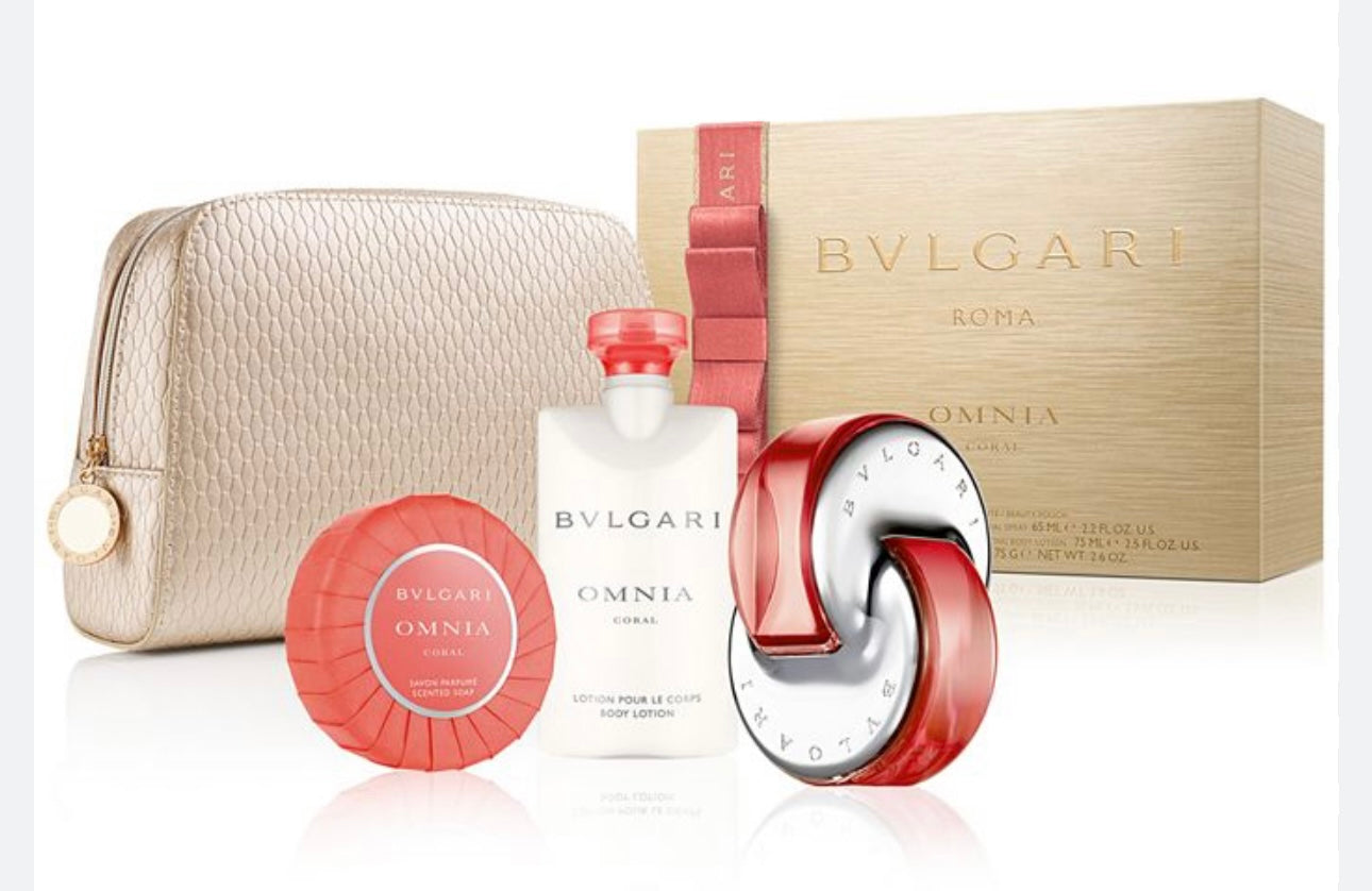 Bvlgari Omnia Coral Gift Set 4pcs